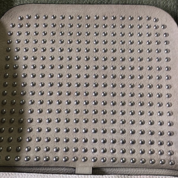 Coach Dakota Rivets Flap Top Chalk Leather Bag - Picture 8 of 12